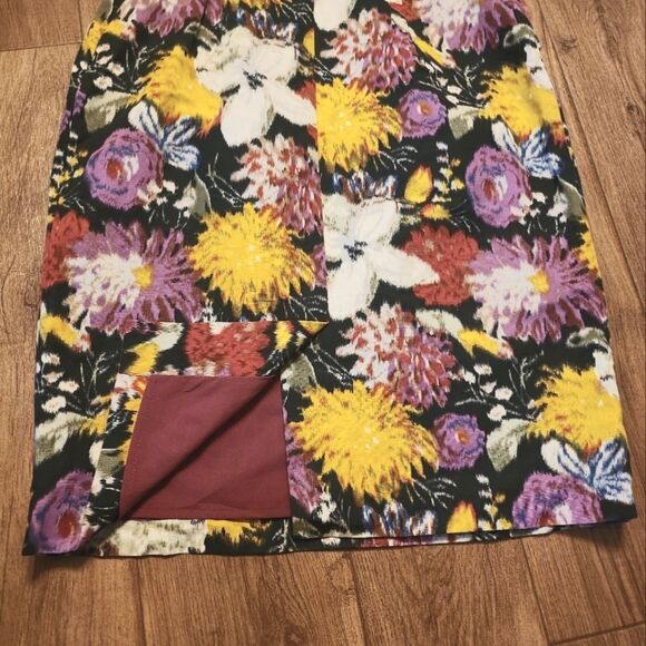 Moulinette Soeurs Purple Black Strapless Sheath Mini Dress - Picture 7 of 9